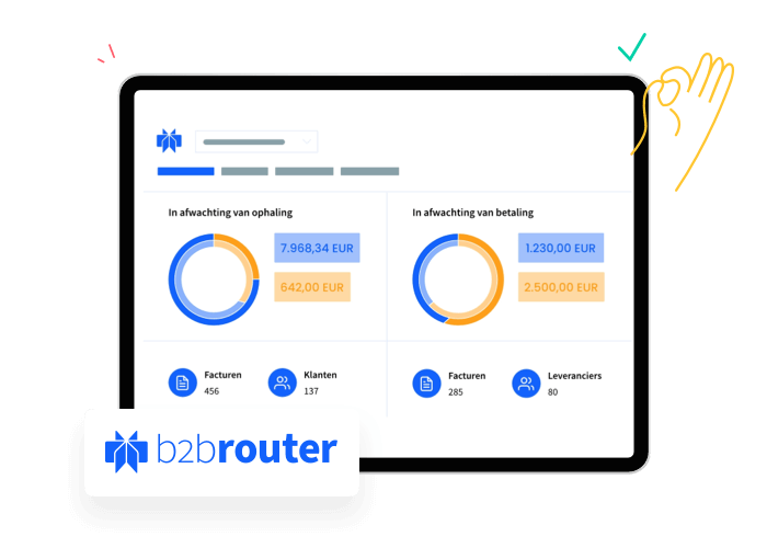 En volg de status van je facturen in <i>real time</i> op