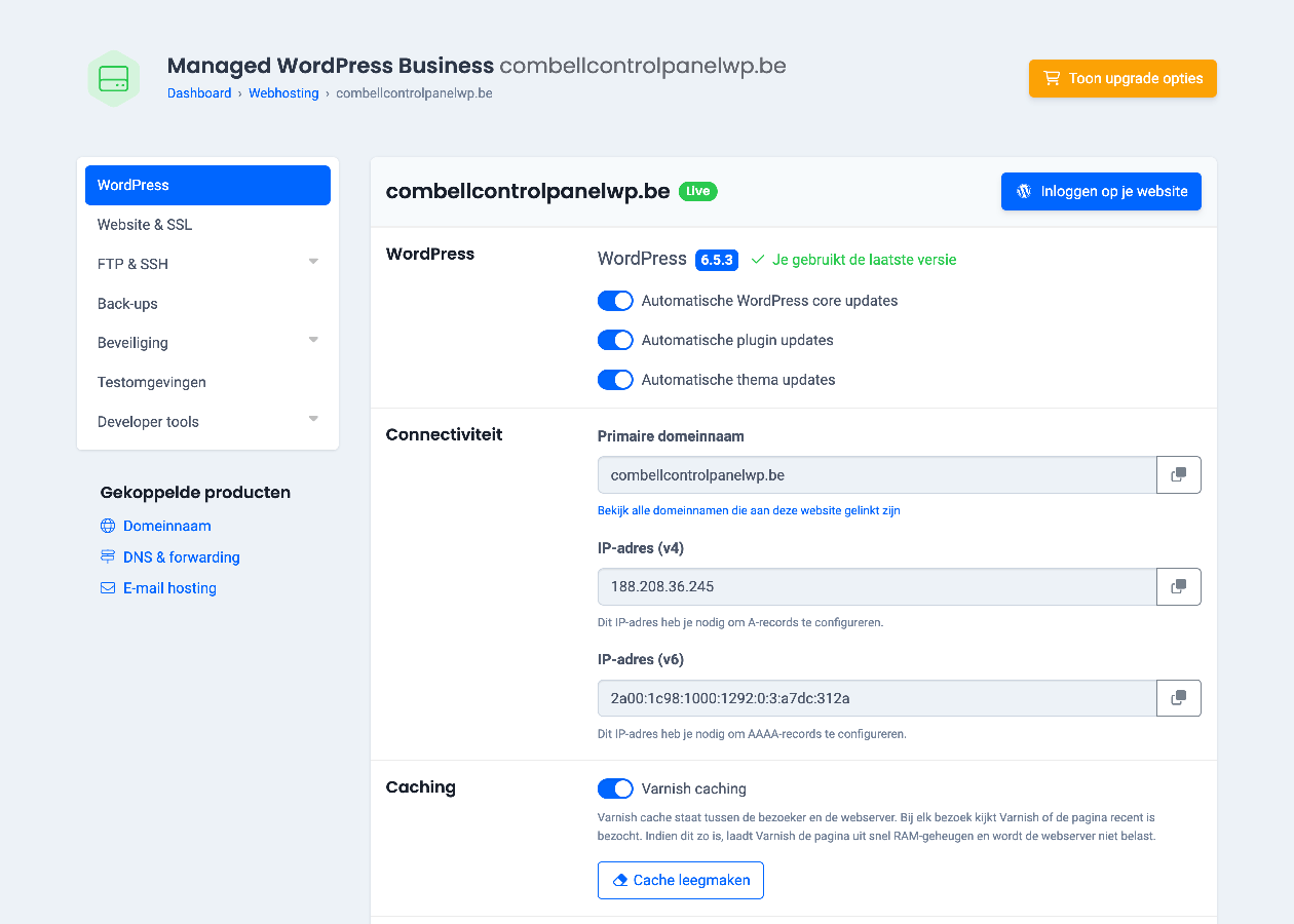 Activeer automatische updates