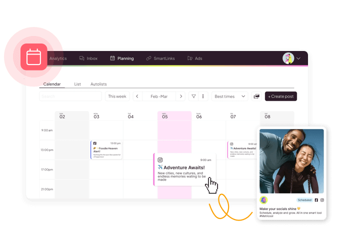 Slim content plannen en posten in één tool