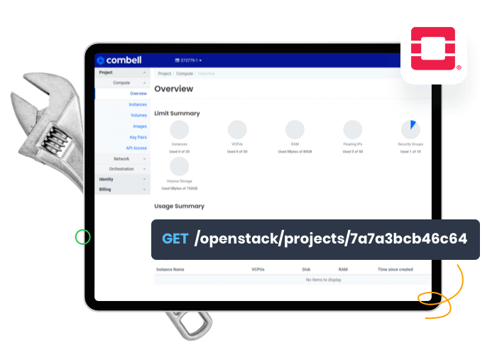 Beheer OpenStack via het controlepaneel of de API