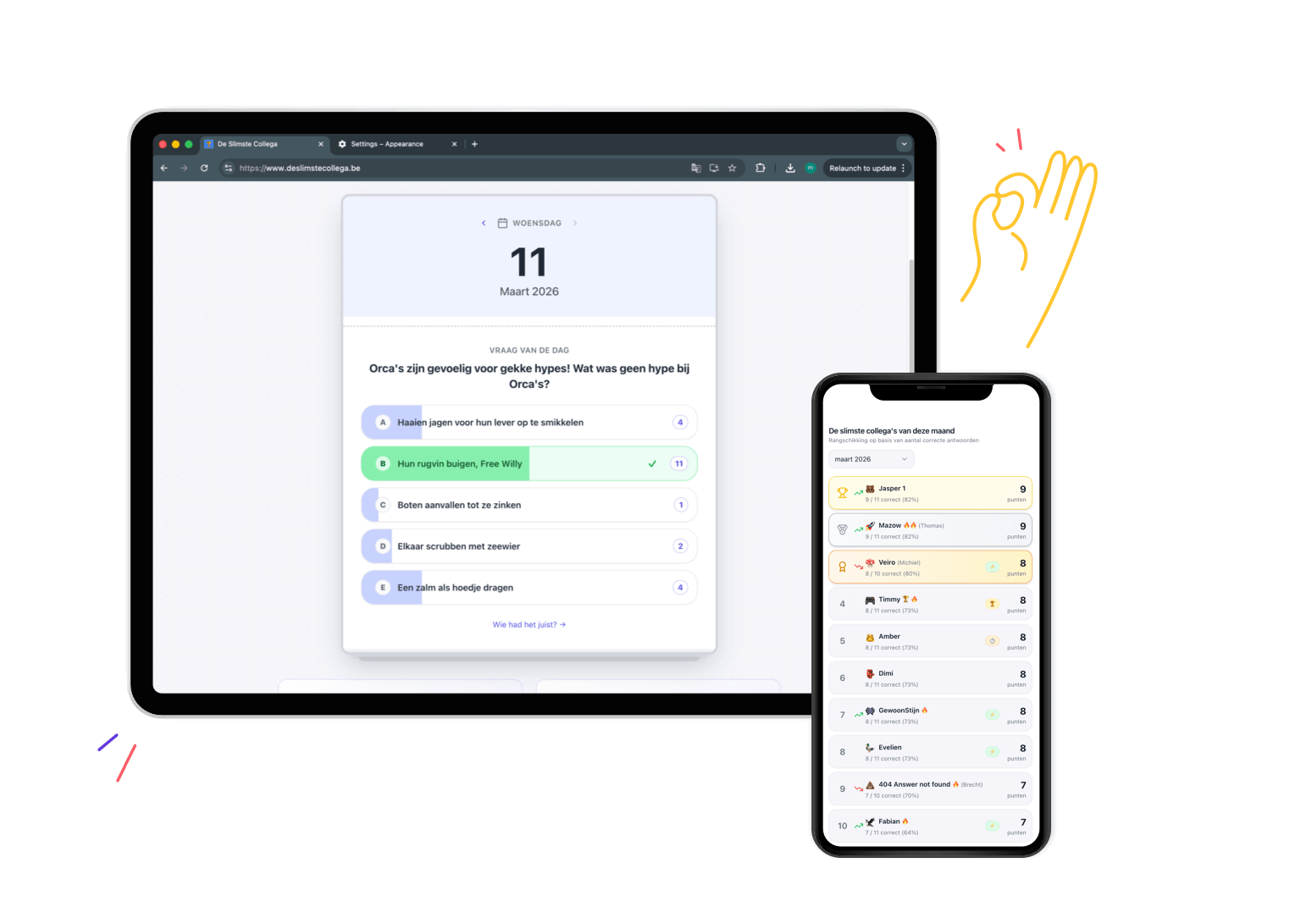 “Nooit gedacht dat ik zonder codeerkennis een quizapp kon maken. Maar op een avondje stond het hele ding online. Ik stond versteld.”