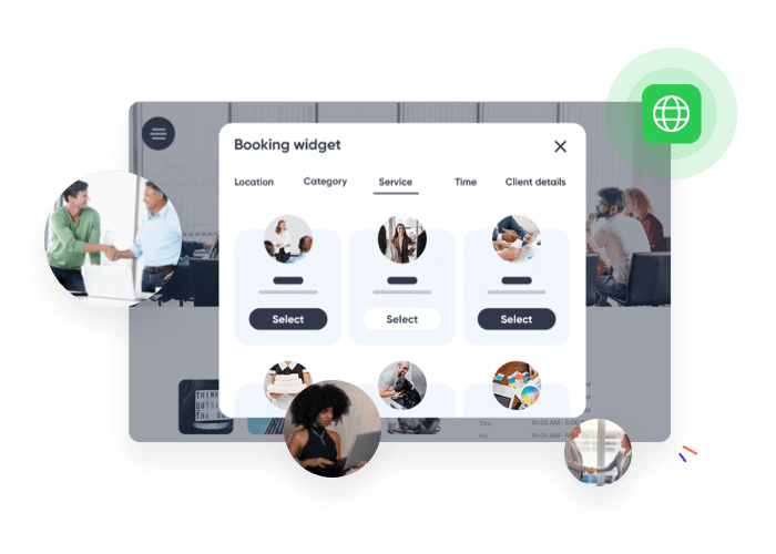 Integreer de boekingssoftware op je eigen website