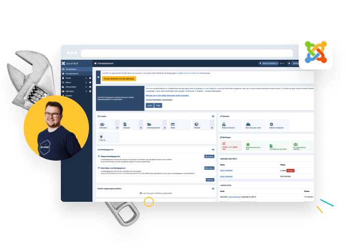 Eigen Joomla website maken? Doe het met Combell