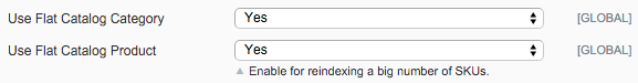 "Use flat catalog category" en "Use flat catalog"