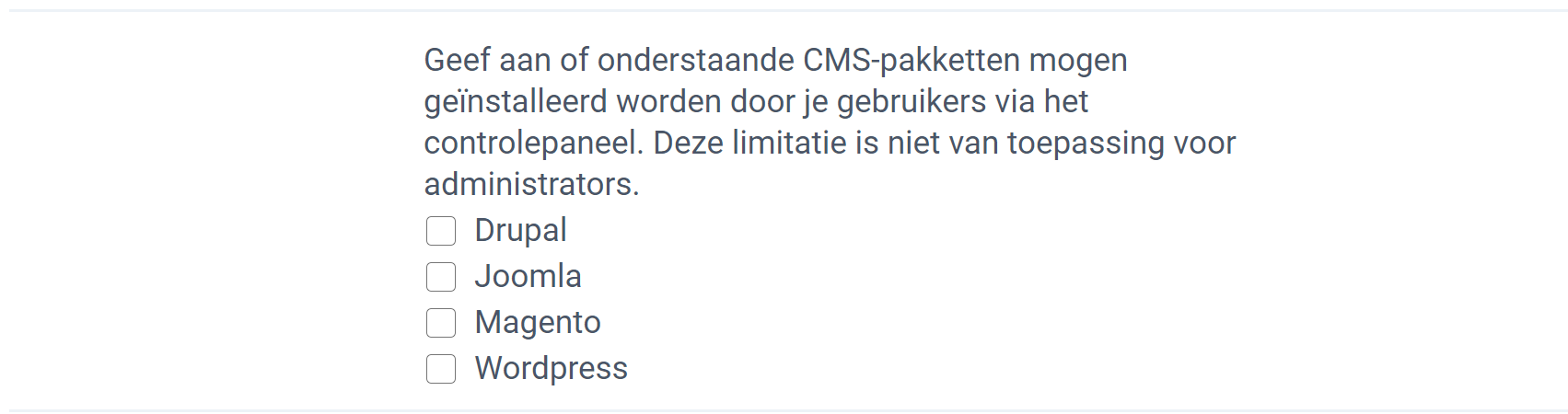 CMS-pakket