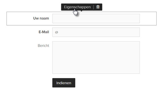 contactformulier veld toevoegen